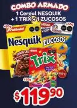 El Florido Nesquik Trix Zucosos oferta