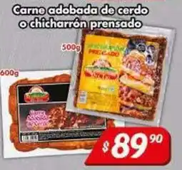 El Florido Carne adobada de cerdo o chicharrón prensado oferta