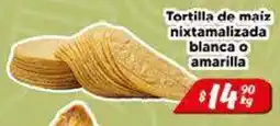 El Florido Tortilla de maiz nixtamalizada blanca o amarilla oferta