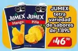 El Florido Jumex tetra variedad de sabores oferta