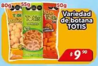El Florido Totis variedad de botana oferta