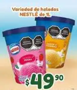 El Florido variedad de helados nestlé oferta