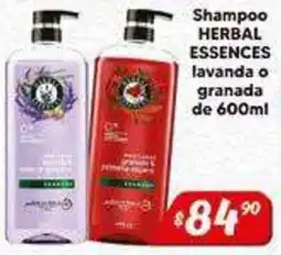 El Florido Shampoo HERBAL ESSENCES lavanda o granada oferta