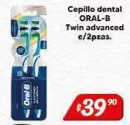 El Florido Cepillo dental ORAL-B Twin advanced oferta