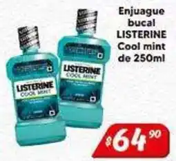 El Florido Listerine cool mint oferta