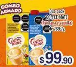 El Florido Coffee mate Duo pack oferta