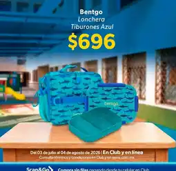Sam's Club Bentgo Lonchera Tiburones Azul oferta
