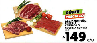 Merco Aguja Norteña, Costilla Cargada o Costilla Contry oferta