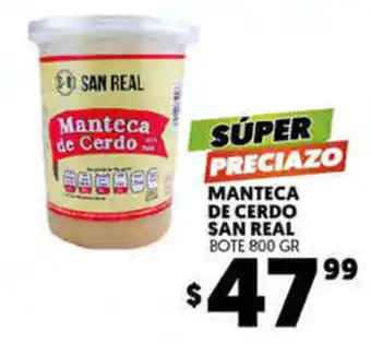 Merco Manteca de Cerdo San Real 800g oferta