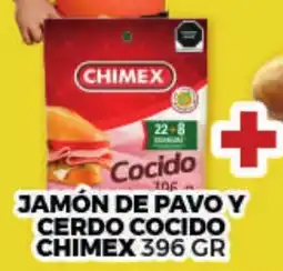 Merco Chimex jamón de pavo y cerdo cocido oferta