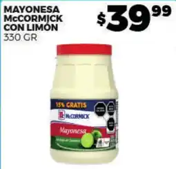 Merco McCormick Mayonesa con Limón oferta