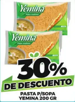 Merco Yemina Pasta p/sopa oferta