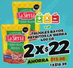 Merco La Sierra Frijoles Bayos Refritos oferta