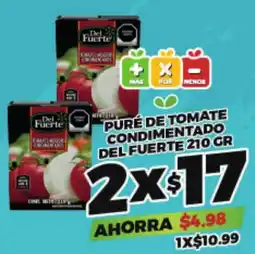 Merco Del Fuerte puré de tomate condimentado oferta