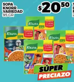Merco Knorr sopa variedad oferta