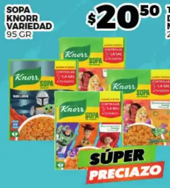 Merco Knorr sopa variedad oferta