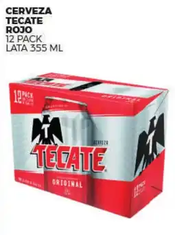 Merco Cerveza Tecate Rojo oferta