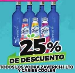 Merco Zaverich y Caribe Cooler oferta
