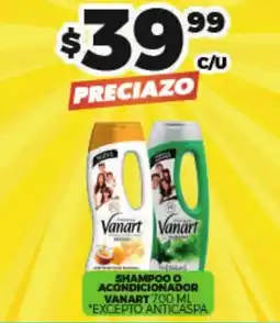 Merco Vanart shampoo o acondicionador oferta