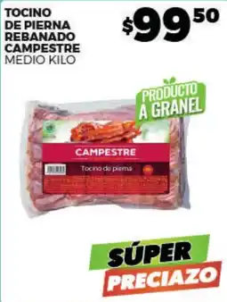 Merco Campestre tocino de pierna rebanado oferta