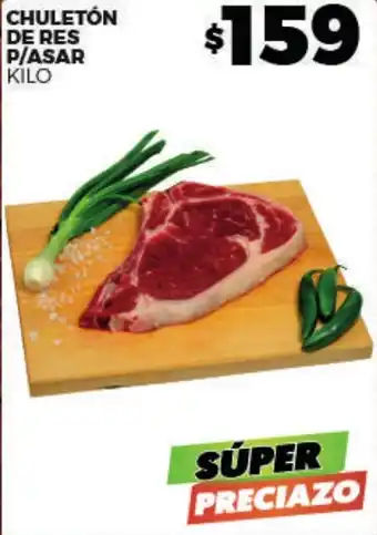 Merco Chuletón de Res P/Asar Kilo oferta