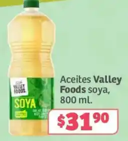Soriana Híper Valley Foods soya oferta