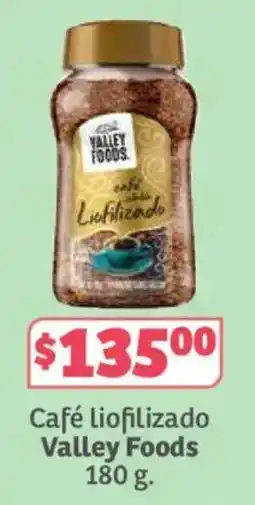 Soriana Híper Valley Foods Café liofilizado oferta
