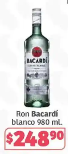 Soriana Híper Ron Bacardí blanco oferta