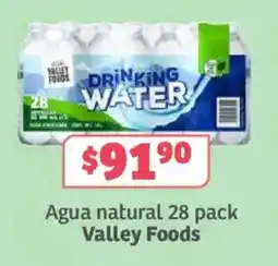 Soriana Híper Valley Foods Agua natural oferta