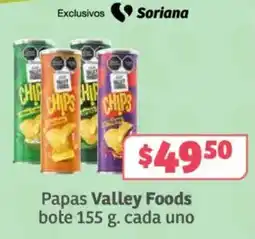 Soriana Híper Papas Valley Foods oferta