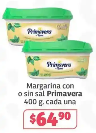 Soriana Híper Primavera margarina con o sin sal oferta