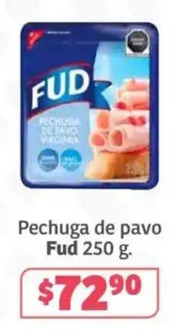 Soriana Híper Fud pechuga de pavo oferta