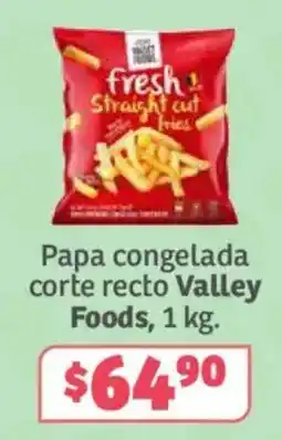 Soriana Híper Valley Foods papa congelada corte recto oferta