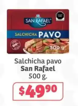 Soriana Híper San Rafael salchicha pavo oferta