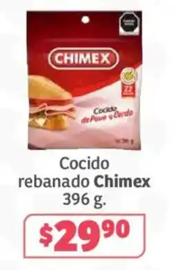 Soriana Híper Chimex Cocido rebanado oferta