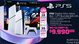 Soriana Híper ps5 digital slim astro bot gt7 bundle 825 gb oferta