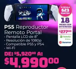 Soriana Híper Ps5 reproductor remoto portal oferta