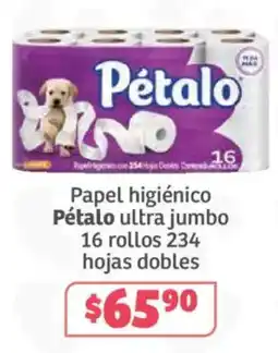 Soriana Híper Pétalo papel higiénico ultra jumbo oferta