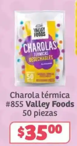 Soriana Híper Valley Foods Charola térmica oferta