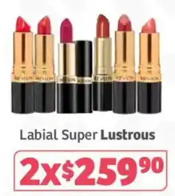 Soriana Híper Revlon Labial Super Lustrous oferta