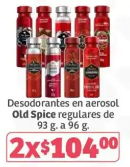 Soriana Híper Old Spice desodorantes en aerosol oferta