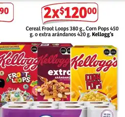 Soriana Mercado Kellogg's cereal froot loops oferta