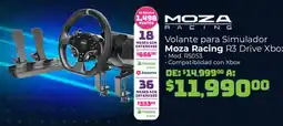 Soriana Híper Moza Racing Volante para Simulador R3 Drive Xbox oferta