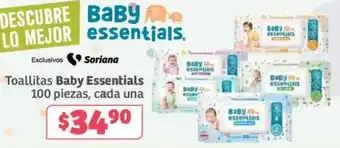 Soriana Híper Baby essentials Toallitas oferta