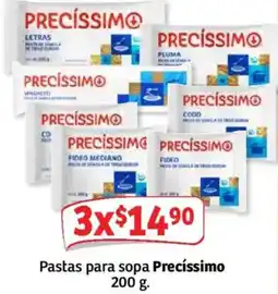 Soriana Mercado Precíssimo Pastas para sopa oferta