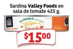 Soriana Mercado Sardina Valley Foods en sala de tomate oferta