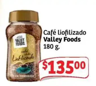Soriana Mercado Valley Foods Café liofilizado oferta