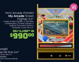 Soriana Híper My Arcade Street Fighter 2.4" oferta
