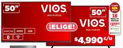 Soriana Híper Vios 50" oferta