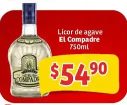 Soriana Mercado El Compadre Licor de agave oferta